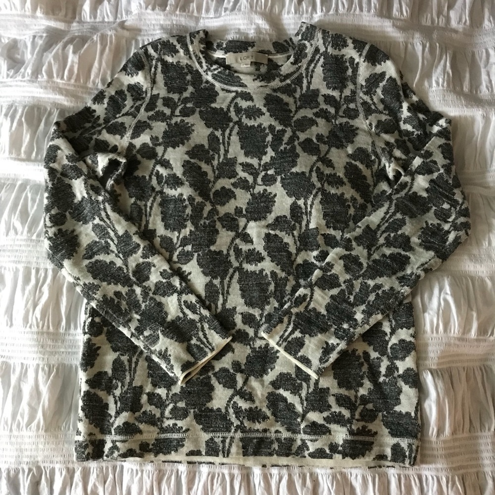 Loft Botanical Sweater